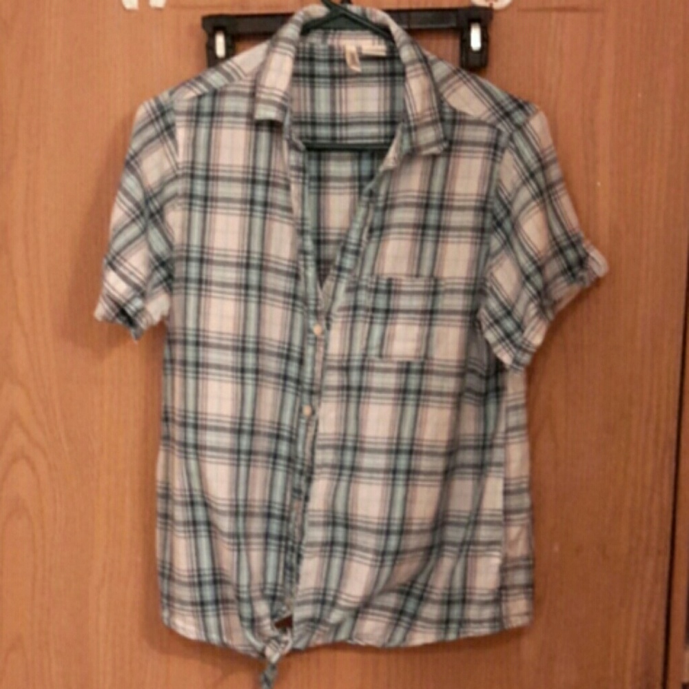 Tie front shirt